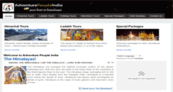 Desktop Screenshot of adventurepeopleindia.com